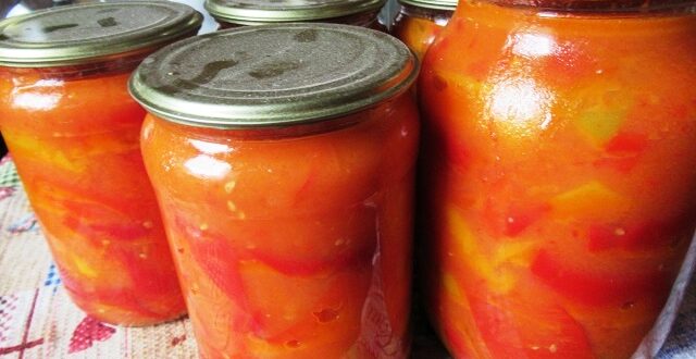 перец в томатной заливке